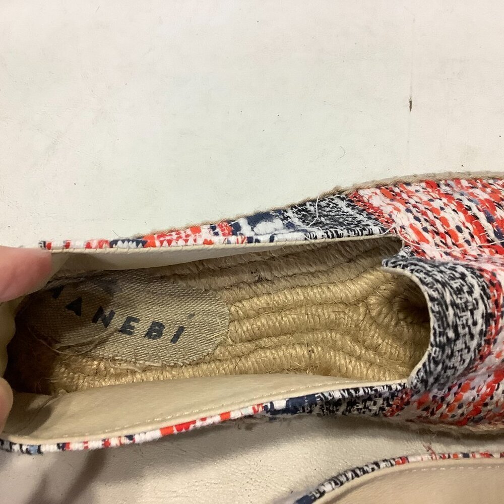 Manebi Espadrilles Tweed Shoes Size 38 Multicolor Made Spain - Picture 10 of 12